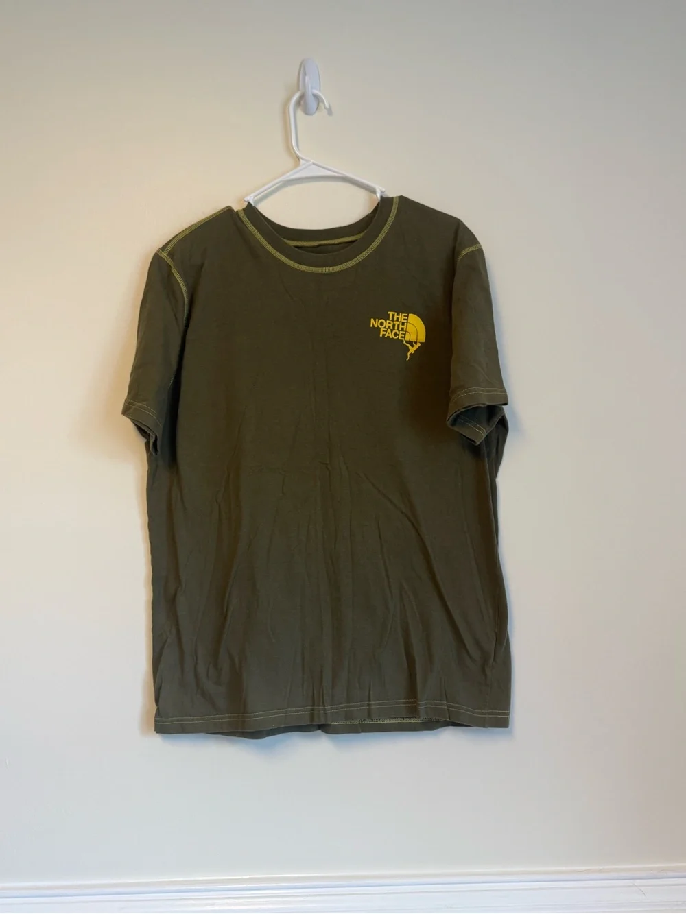 The North Face Olive Short Sleeve Logo Tee